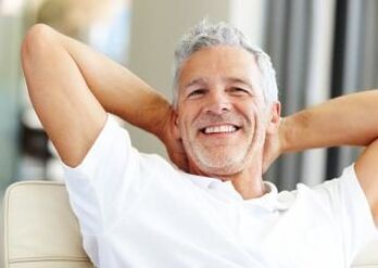 The man has no problems with the prostate due to the prevention of prostatitis