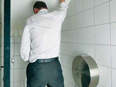 Frequent urination in men with prostatitis