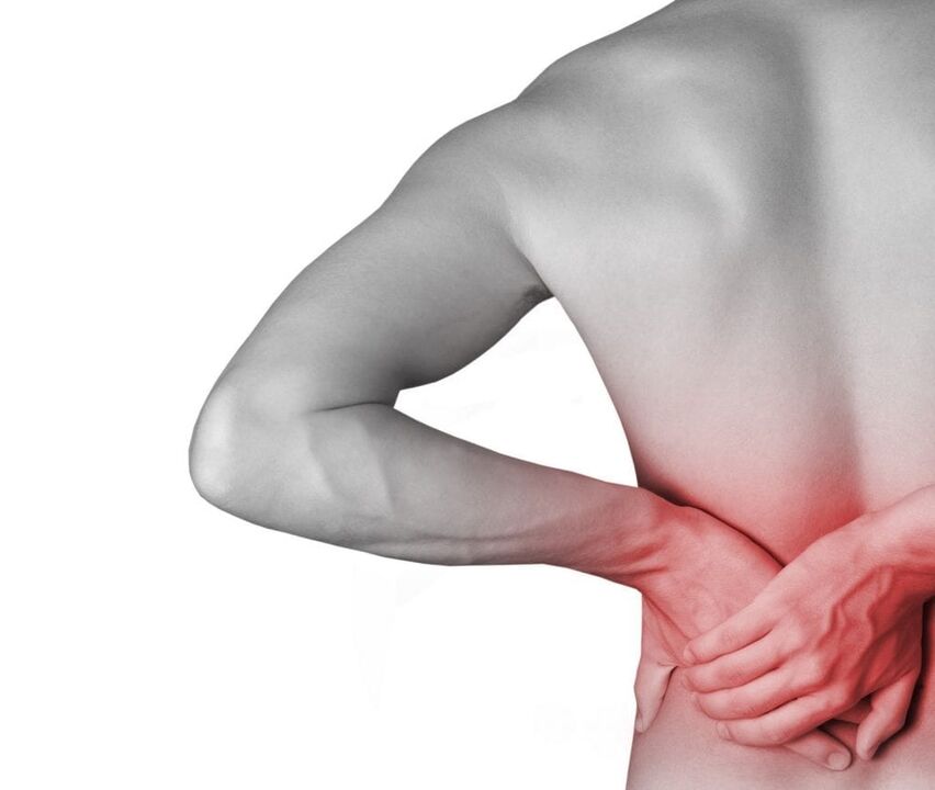 back pain due to prostatitis